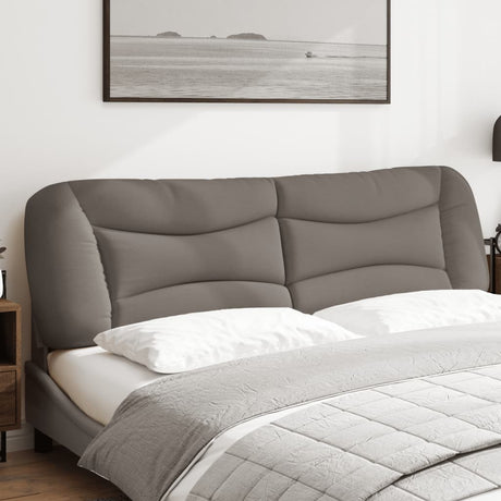 Vidaxl hoofdbordkussen hvar 180 cm stof taupe