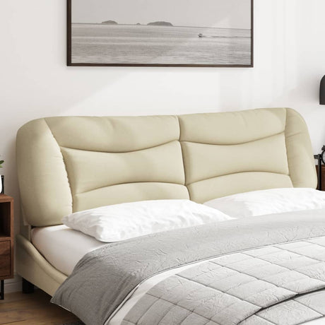 Vidaxl hoofdbordkussen hvar 180 cm stof crèmekleurig