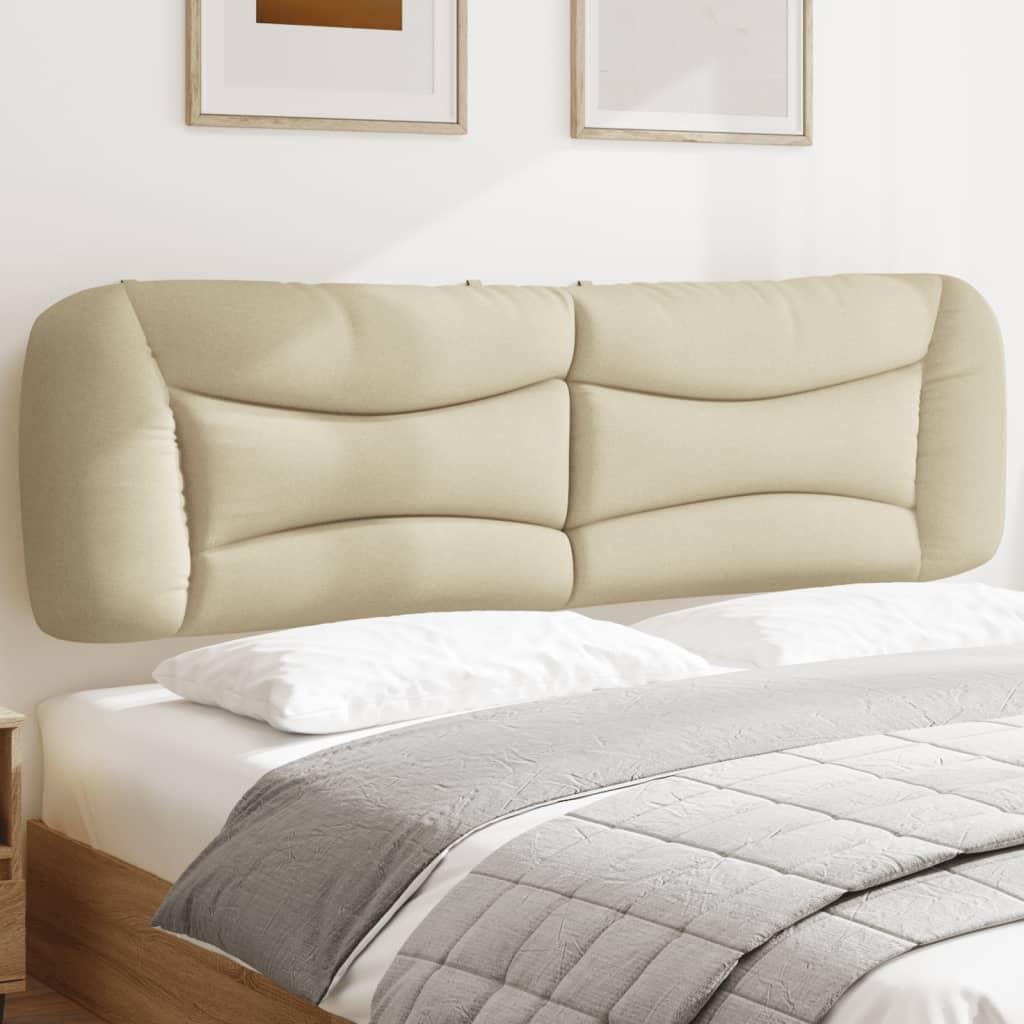 Vidaxl hoofdbordkussen hvar 180 cm stof crèmekleurig