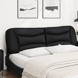 Vidaxl hoofdbordkussen hvar 180 cm kunstleer zwart