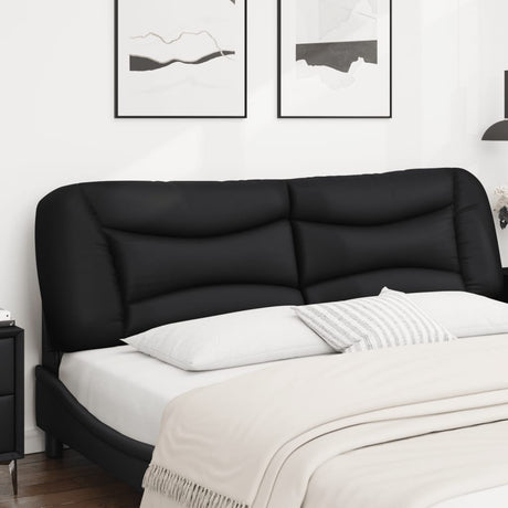 Vidaxl hoofdbordkussen hvar 180 cm kunstleer zwart