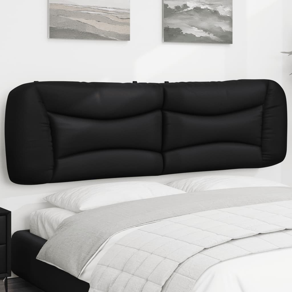 Vidaxl hoofdbordkussen hvar 180 cm kunstleer zwart