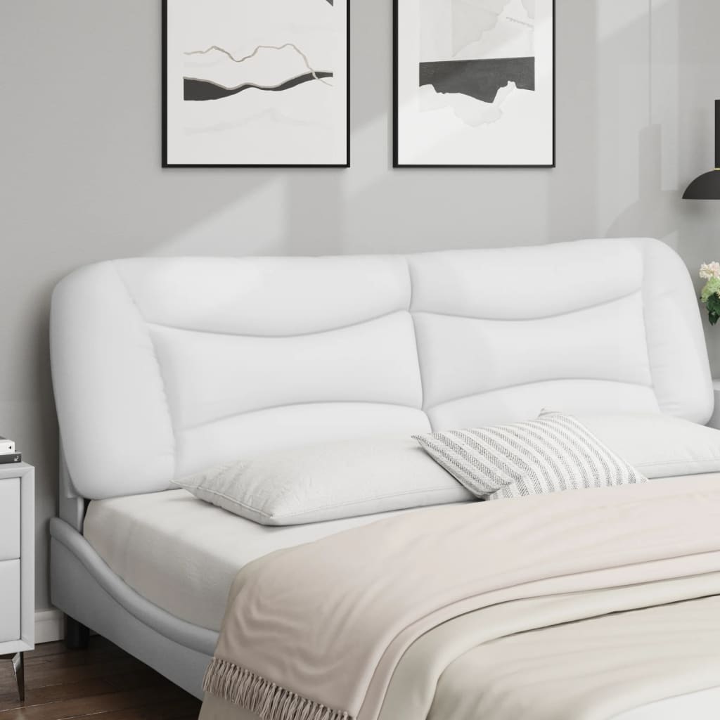 Vidaxl hoofdbordkussen hvar 180 cm kunstleer wit