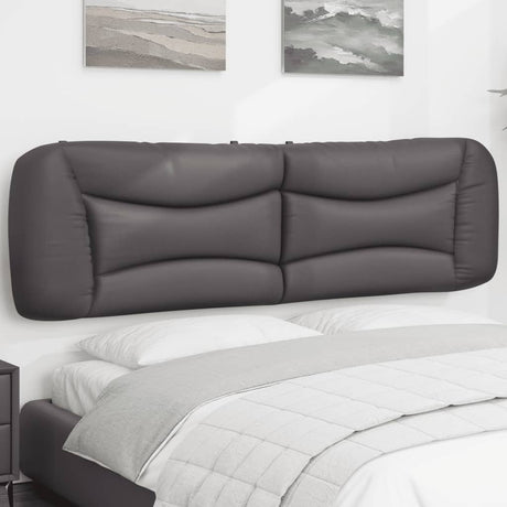 Vidaxl hoofdbordkussen hvar 180 cm kunstleer grijs