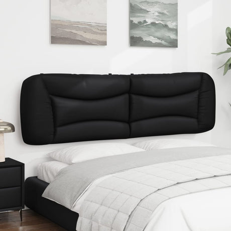 Vidaxl hoofdbordkussen hvar 183 cm kunstleer zwart