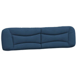 Vidaxl hoofdbordkussen hvar 200 cm stof blauw