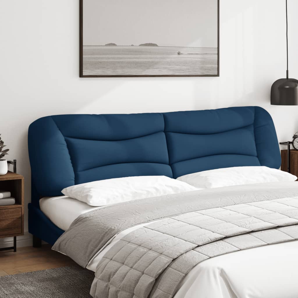 Vidaxl hoofdbordkussen hvar 200 cm stof blauw