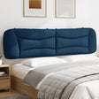 Vidaxl hoofdbordkussen hvar 200 cm stof blauw