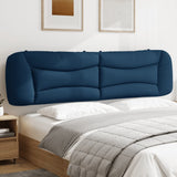 Vidaxl hoofdbordkussen hvar 200 cm stof blauw