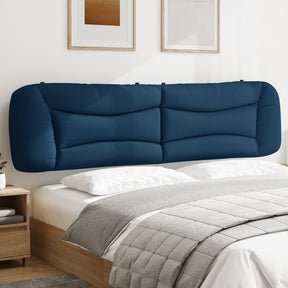 Vidaxl hoofdbordkussen hvar 200 cm stof blauw