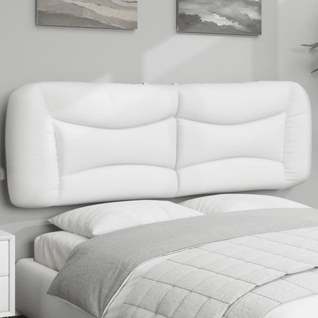 Vidaxl hoofdbordkussen hvar 152 cm kunstleer wit