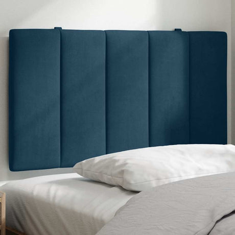 Vidaxl hoofdbordkussen hanko 90 cm fluweel blauw