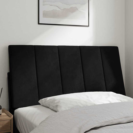 Vidaxl hoofdbordkussen hanko 100 cm fluweel zwart
