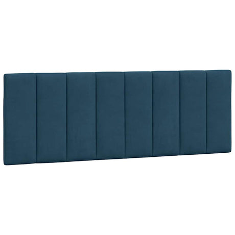 Vidaxl hoofdbordkussen hanko 120 cm fluweel blauw