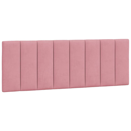 Vidaxl hoofdbordkussen hanko 140 cm fluweel roze