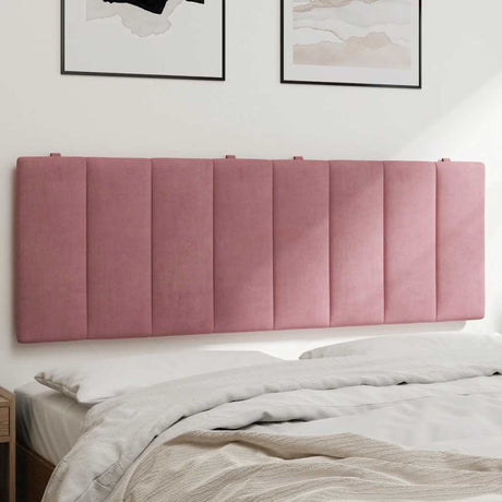 Vidaxl hoofdbordkussen hanko 140 cm fluweel roze