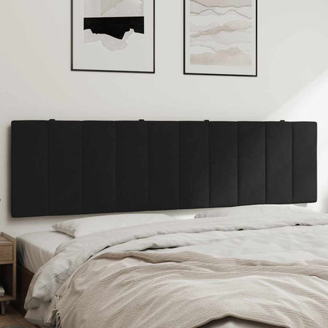 Vidaxl hoofdbordkussen hanko 180 cm fluweel zwart