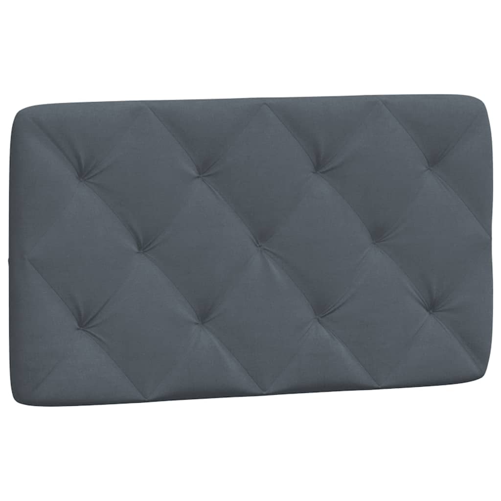 Vidaxl hoofdbordkussen 80 cm fluweel donkergrijs