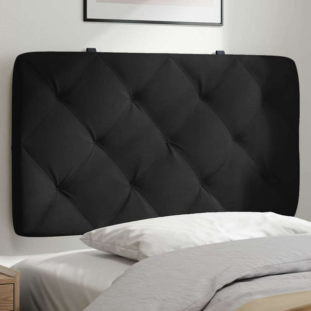Vidaxl hoofdbordkussen 80 cm fluweel zwart