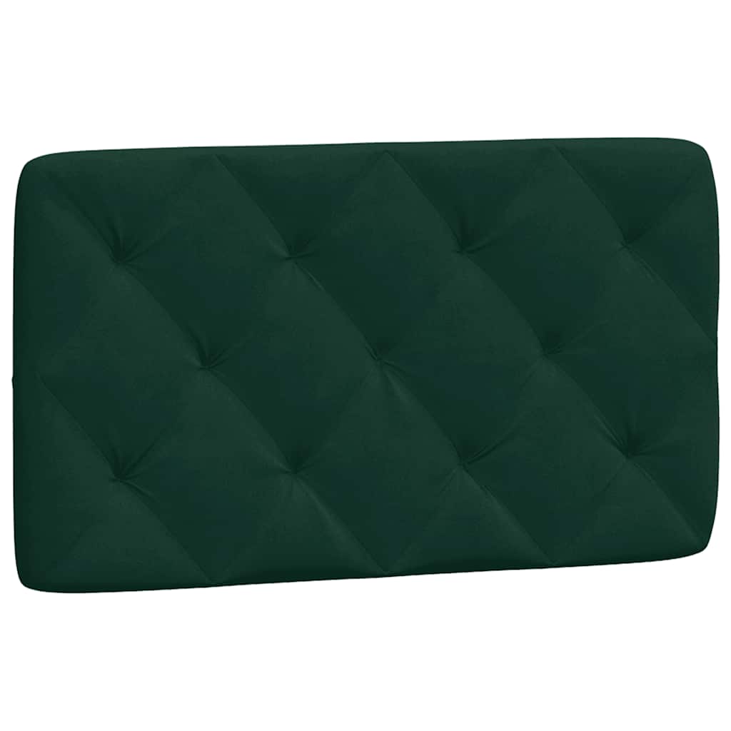 Vidaxl hoofdbordkussen 80 cm fluweel donkergroen