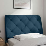 Vidaxl hoofdbordkussen 80 cm fluweel blauw