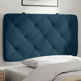 Vidaxl hoofdbordkussen 80 cm fluweel blauw
