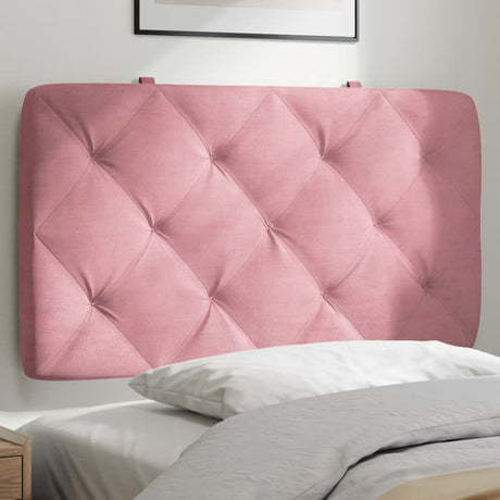 Vidaxl hoofdbordkussen 80 cm fluweel roze