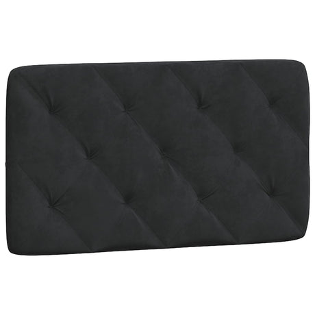 Vidaxl hoofdbordkussen 90 cm fluweel zwart
