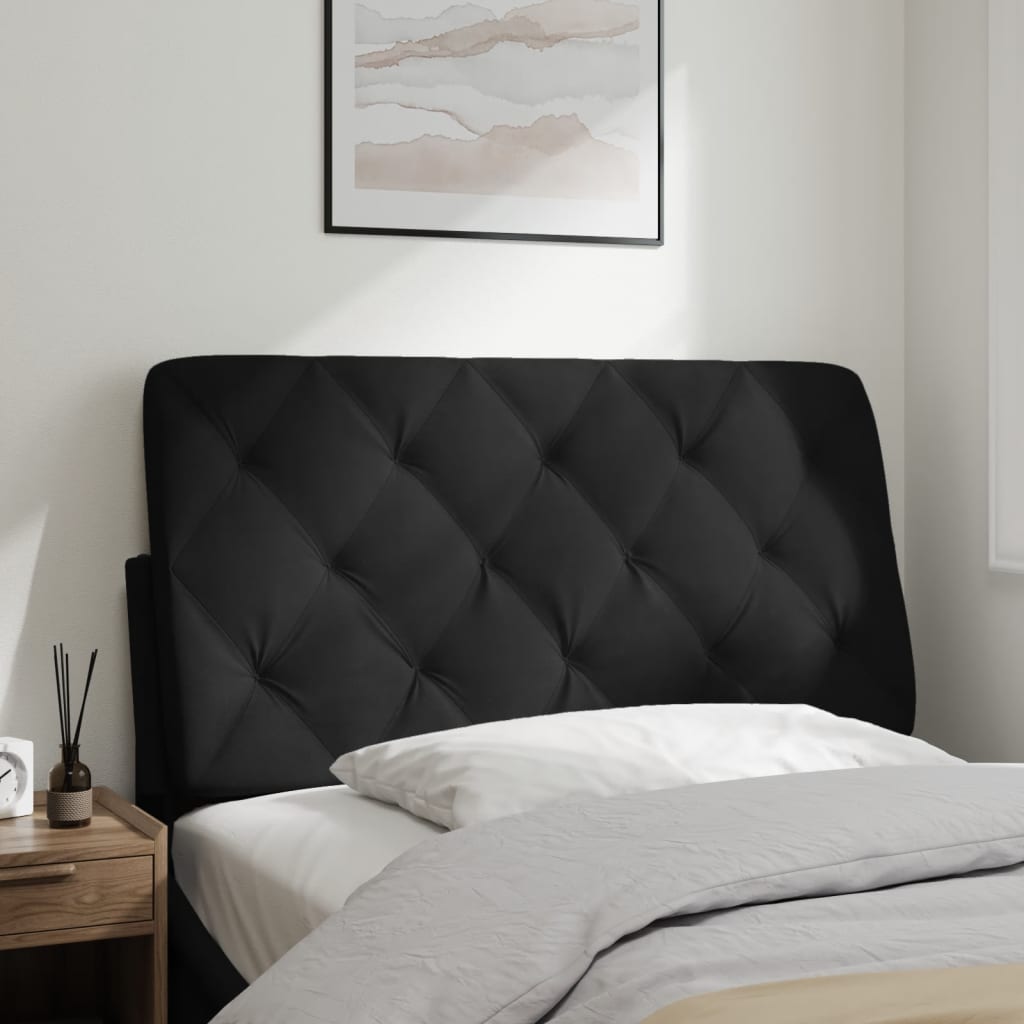 Vidaxl hoofdbordkussen 100 cm fluweel zwart