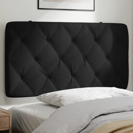 Vidaxl hoofdbordkussen 100 cm fluweel zwart