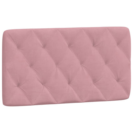 Vidaxl hoofdbordkussen 100 cm fluweel roze