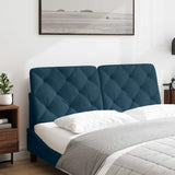Vidaxl hoofdbordkussen 120 cm fluweel blauw