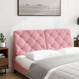 Vidaxl hoofdbordkussen 120 cm fluweel roze
