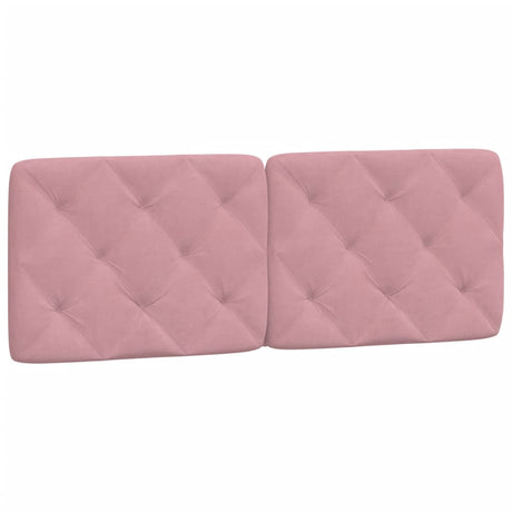 Vidaxl hoofdbordkussen 140 cm fluweel roze