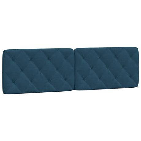 Vidaxl hoofdbordkussen 180 cm fluweel blauw