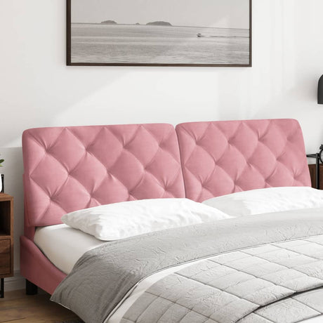 Vidaxl hoofdbordkussen 180 cm fluweel roze