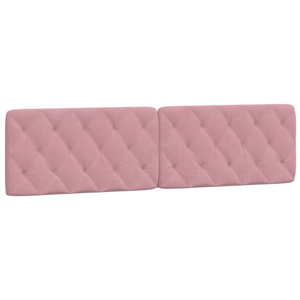 Vidaxl hoofdbordkussen 200 cm fluweel roze
