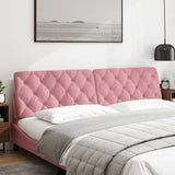 Vidaxl hoofdbordkussen 200 cm fluweel roze