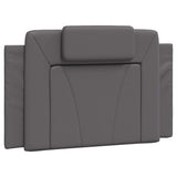 Vidaxl hoofdbordkussen viana 80 cm kunstleer grijs