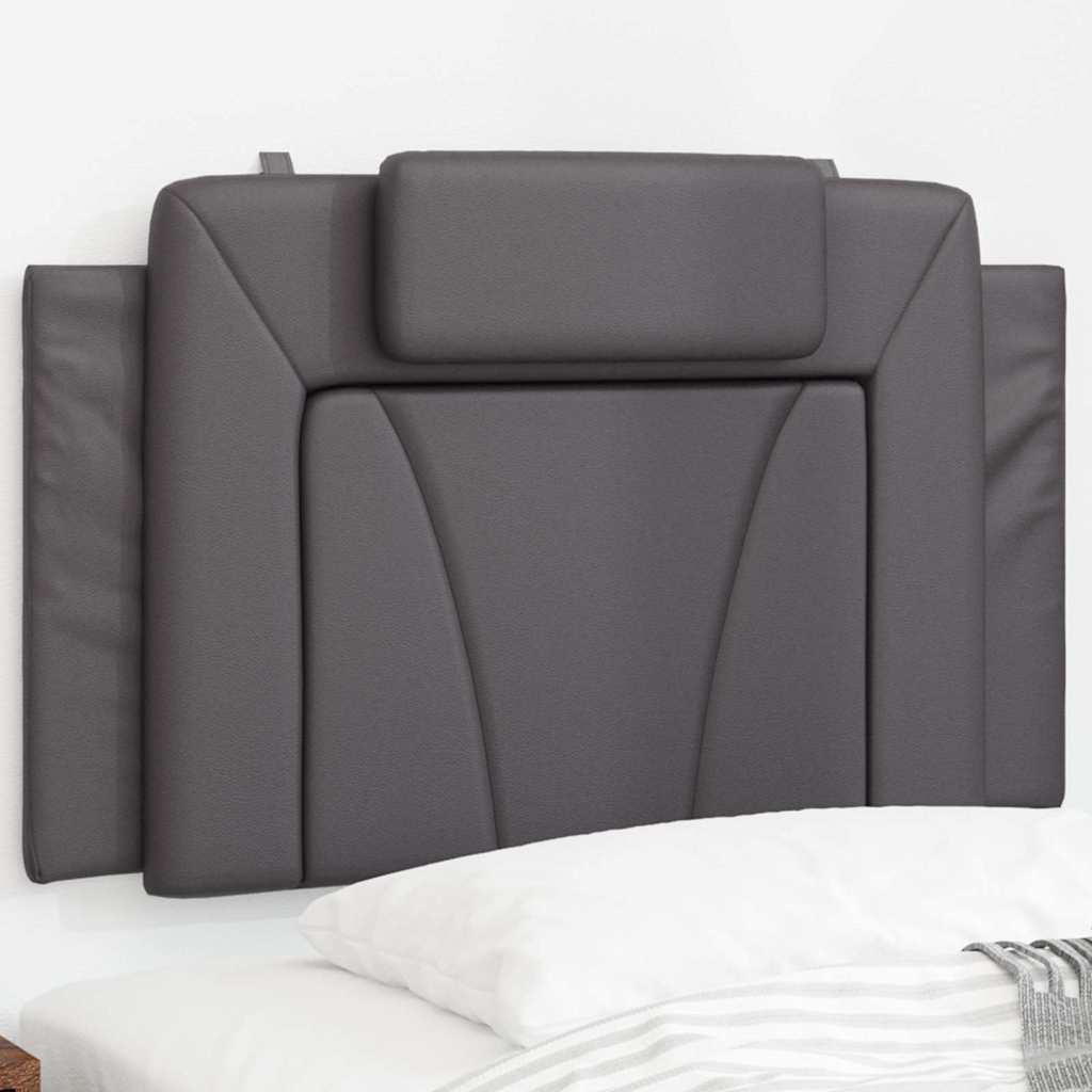 Vidaxl hoofdbordkussen viana 80 cm kunstleer grijs