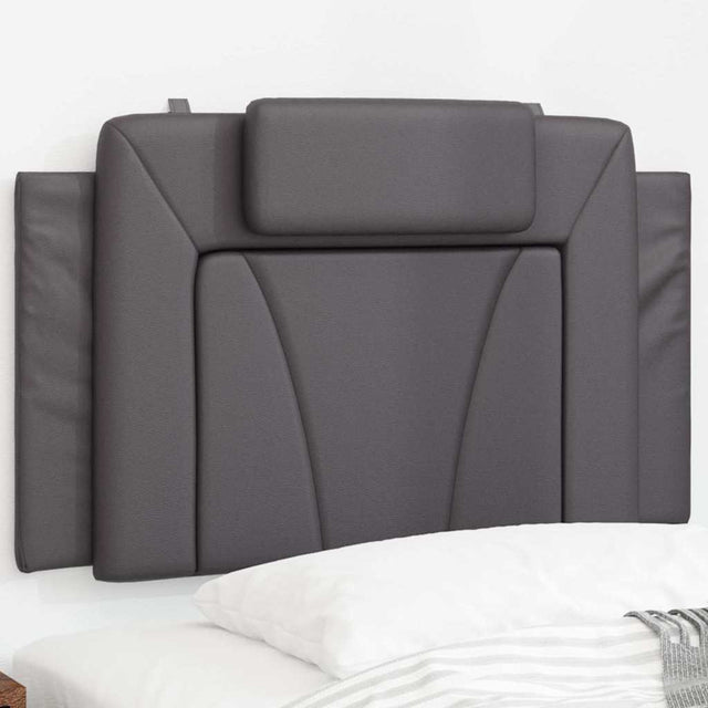 Vidaxl hoofdbordkussen viana 80 cm kunstleer grijs