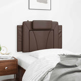 Vidaxl hoofdbordkussen viana 90 cm kunstleer bruin