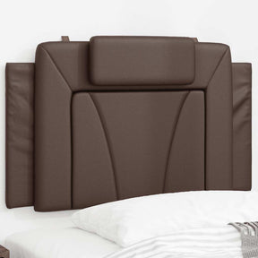 Vidaxl hoofdbordkussen viana 90 cm kunstleer bruin