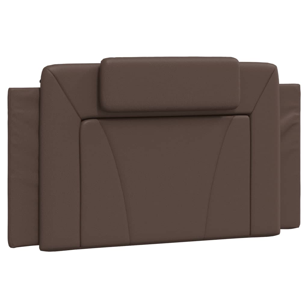 Vidaxl hoofdbordkussen viana 100 cm kunstleer bruin