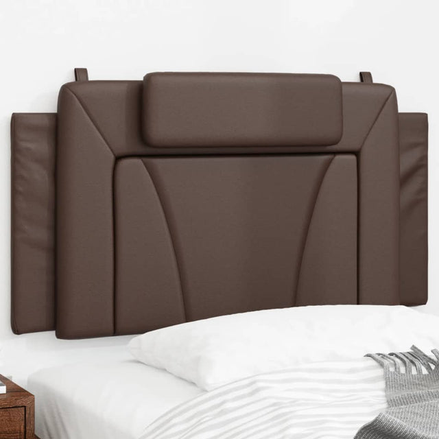 Vidaxl hoofdbordkussen viana 100 cm kunstleer bruin