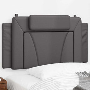 Vidaxl hoofdbordkussen viana 100 cm kunstleer grijs