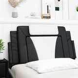 Vidaxl hoofdbordkussen viana 100 cm kunstleer zwart en wit