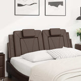 Vidaxl hoofdbordkussen viana 120 cm kunstleer bruin