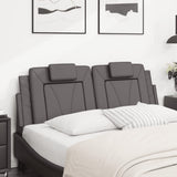 Vidaxl hoofdbordkussen viana 120 cm kunstleer grijs
