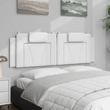 Vidaxl hoofdbordkussen viana 160 cm kunstleer wit